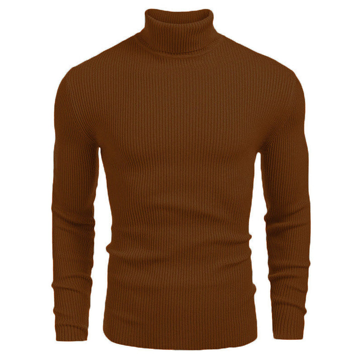 Men's ribbed knit turtleneck sweater Chic und Stil