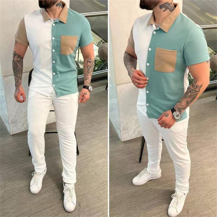 Men's casual colorblock outfit Lune London