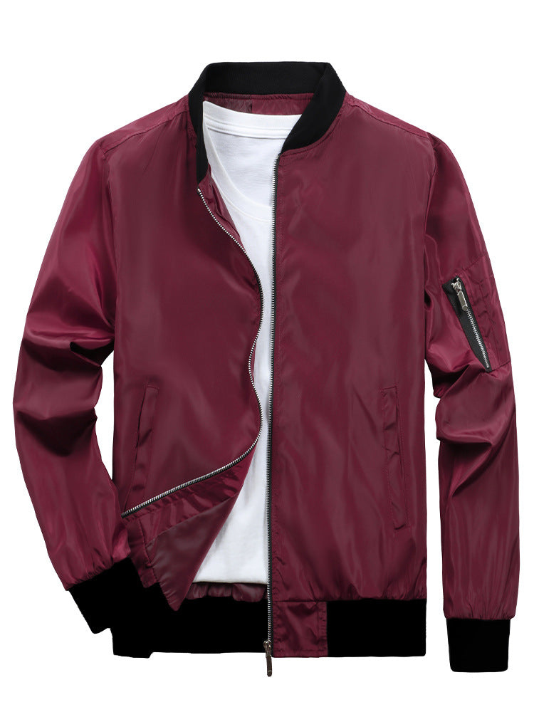 Sporty bomber jacket for men with practical zip pockets Lune London