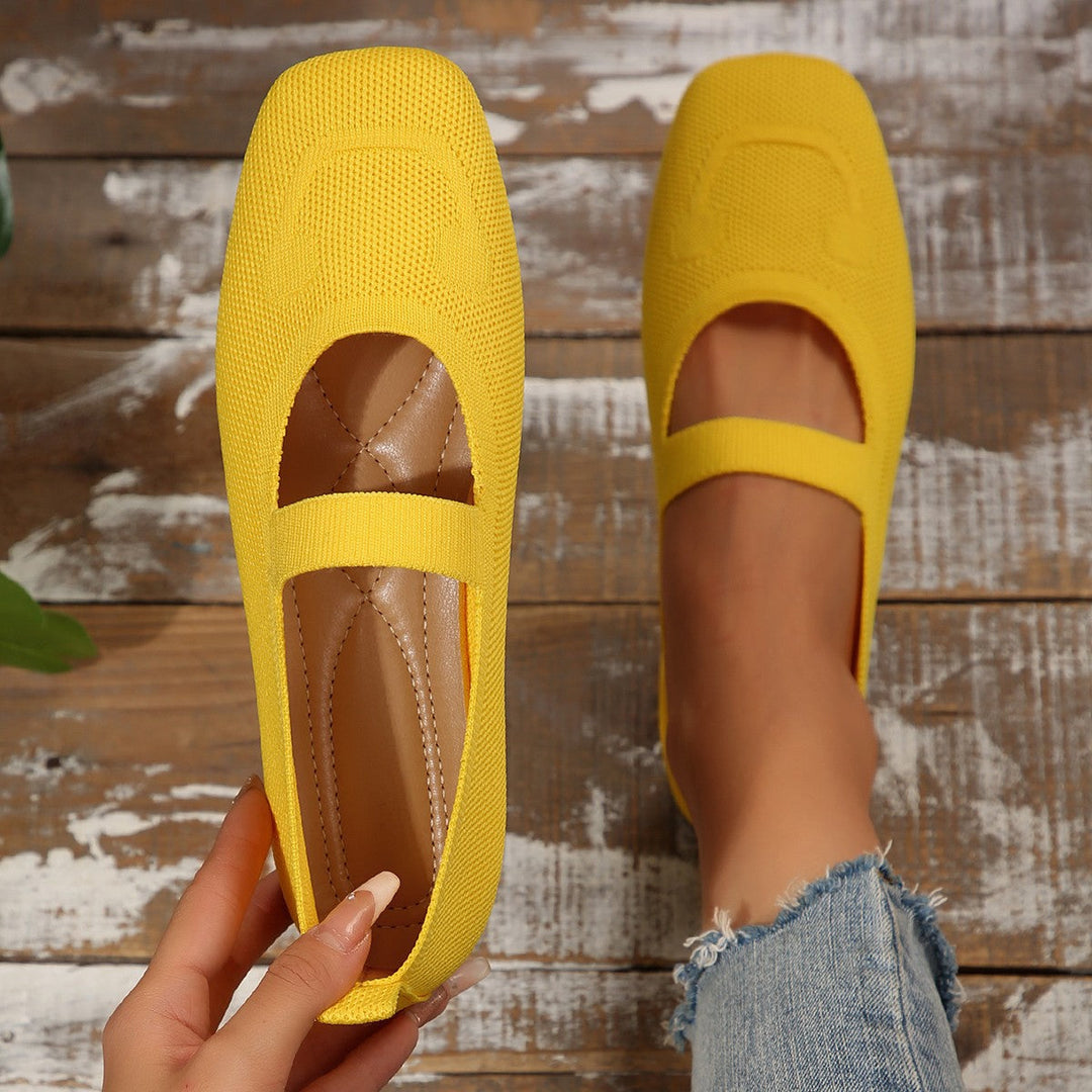 Elegant Ladies Cutout Flat Slippers Lune London