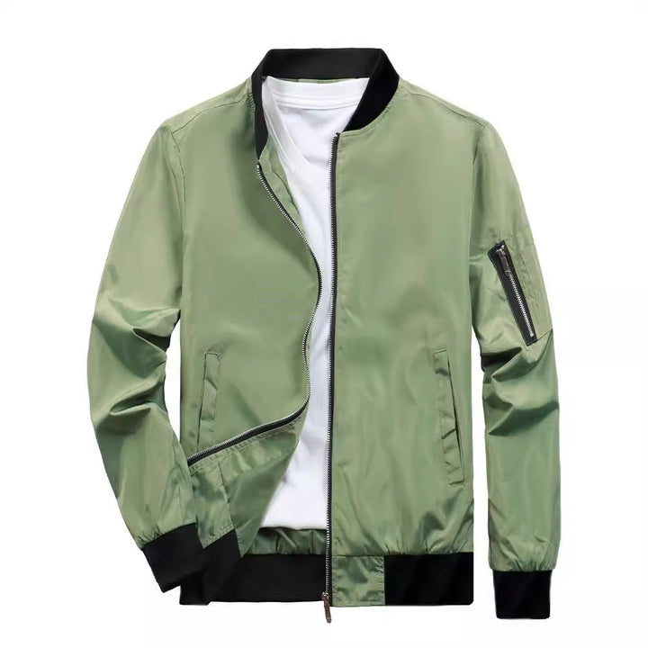 Sporty bomber jacket for men with practical zip pockets Lune London