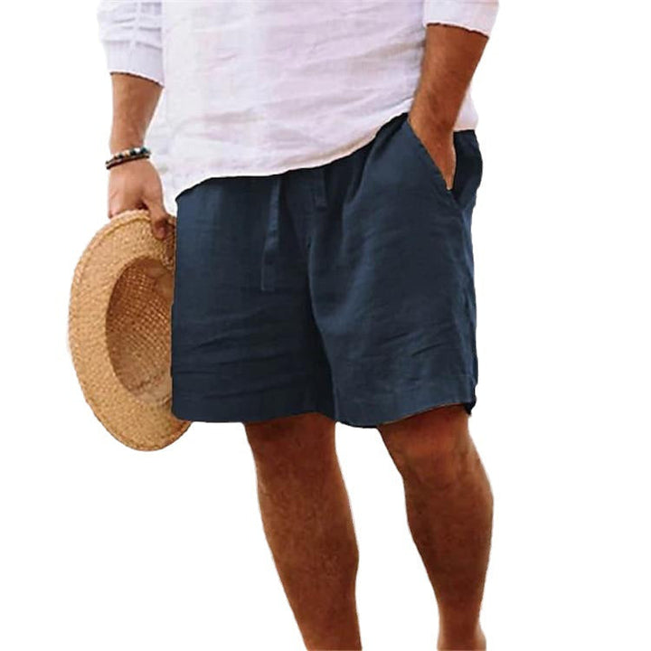 Light leisure pants for men in breathable linen Lune London