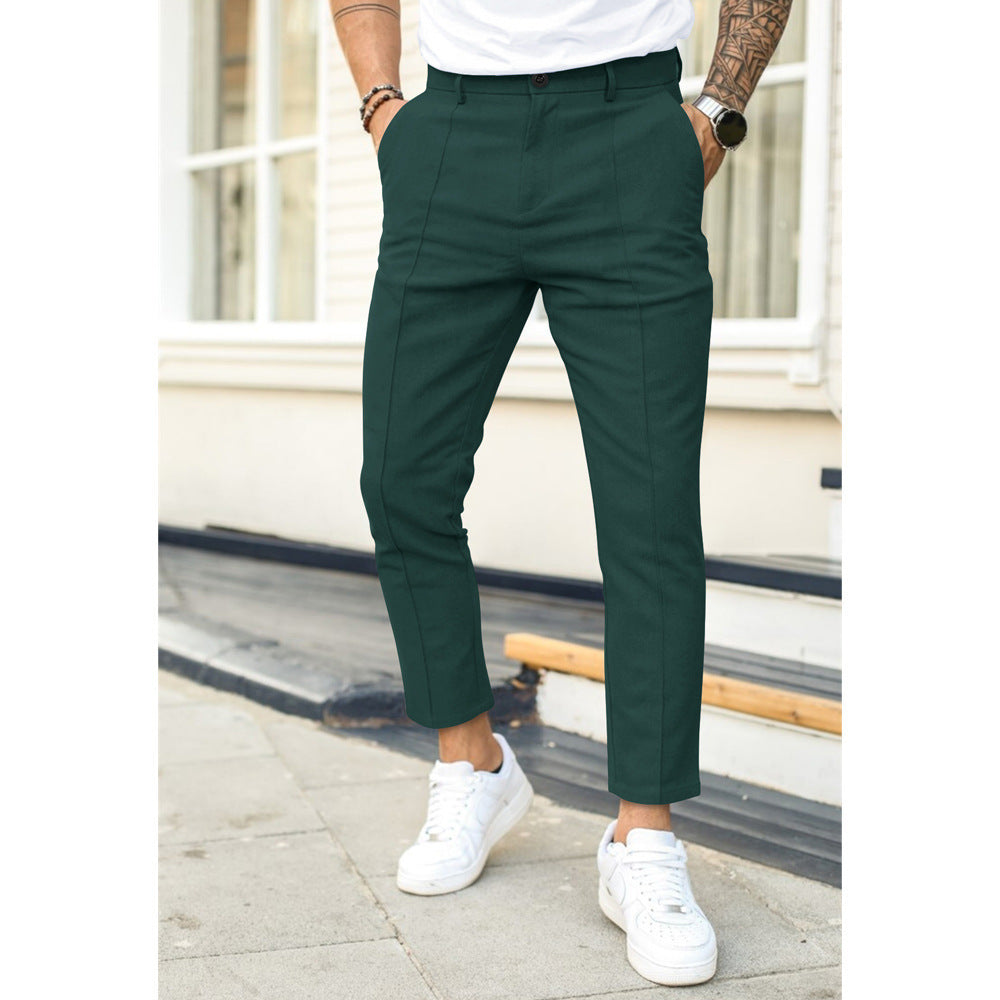Elegant slim fit chino pants for men Lune London