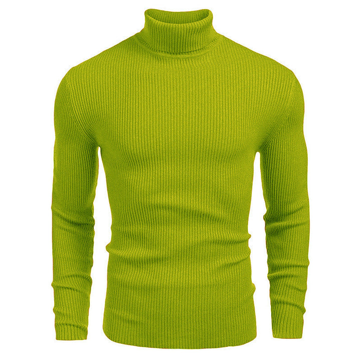 Men's ribbed knit turtleneck sweater Chic und Stil