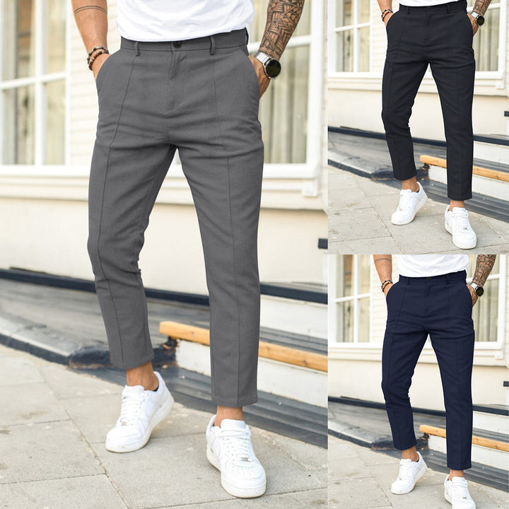 Elegant slim fit chino pants for men Lune London