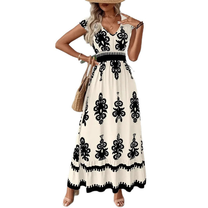 Bohemian Women Embroidered Maxi Dress Lune London