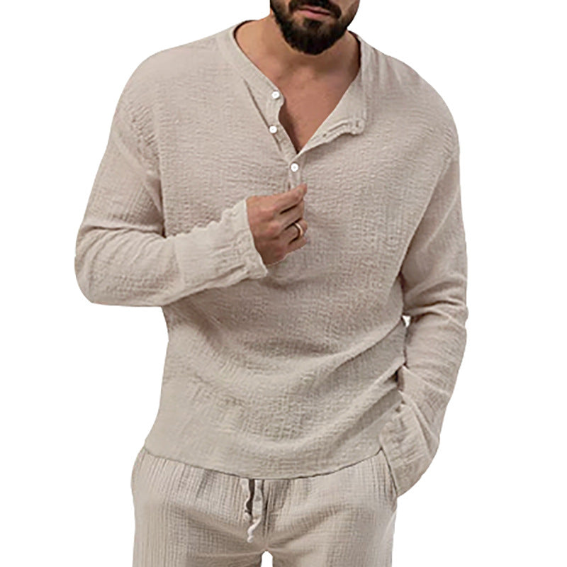 Long sleeve shirt for men with buttonhole Lune London