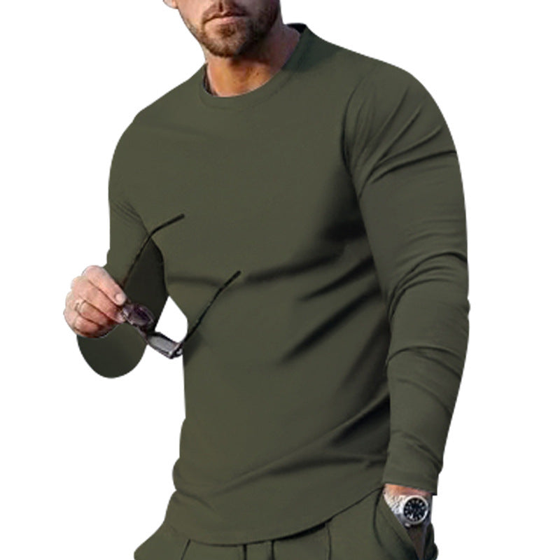 Men's long sleeve t-shirt with a trendy cut and high-quality cotton blend Lune London