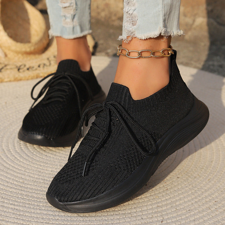 Women Breathable Knit Sneakers Lune London