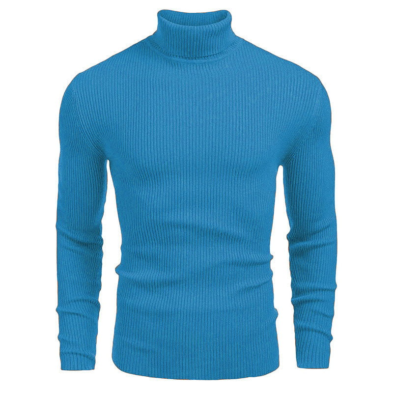 Men's ribbed knit turtleneck sweater Chic und Stil