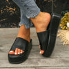 Modern platform sandals for women with an open toe and comfortable sole