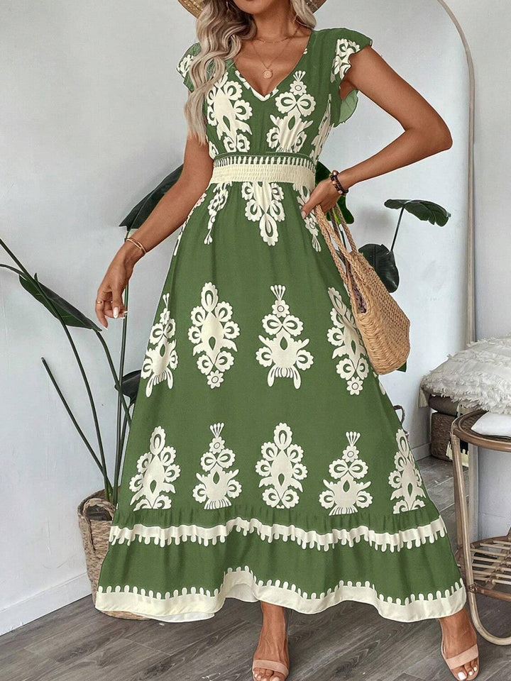 Bohemian Women Embroidered Maxi Dress Lune London