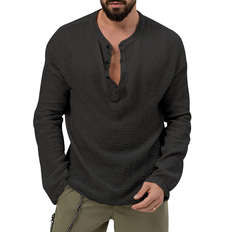 Long sleeve shirt for men with buttonhole Lune London
