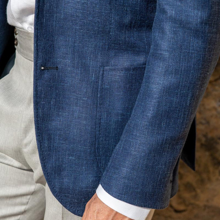 Lightweight summer jacket for men in high-quality linen Chic and Style
