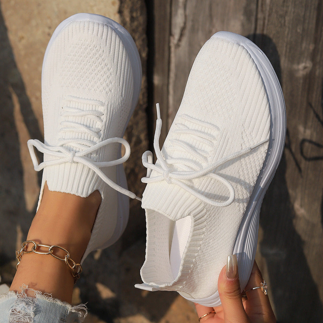 Women Breathable Knit Sneakers Lune London