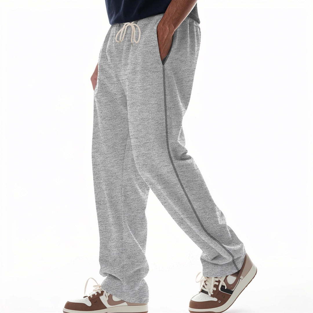 Comfortable men's joggers with zipper and side pockets Lune London
