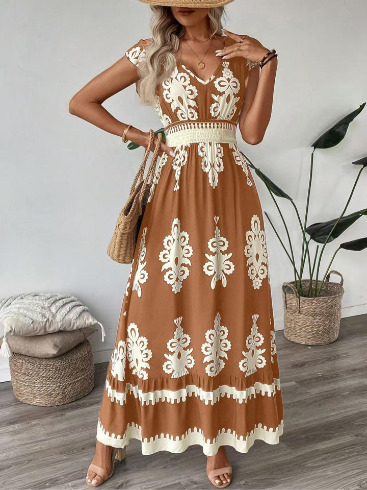 Bohemian Women Embroidered Maxi Dress Lune London