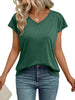Lightweight V-neck women's T-shirt with an airy fit