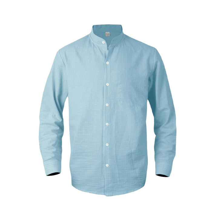 Men's elegant long sleeve shirt with high collar Lune London