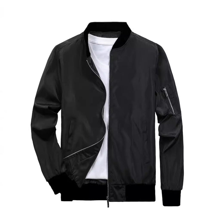 Sporty bomber jacket for men with practical zip pockets Lune London