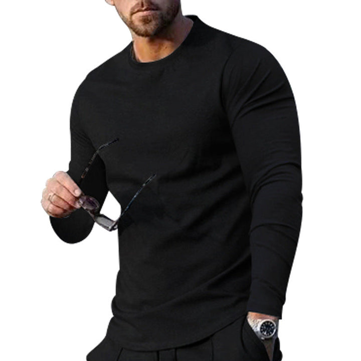 Men's long sleeve t-shirt with a trendy cut and high-quality cotton blend Lune London