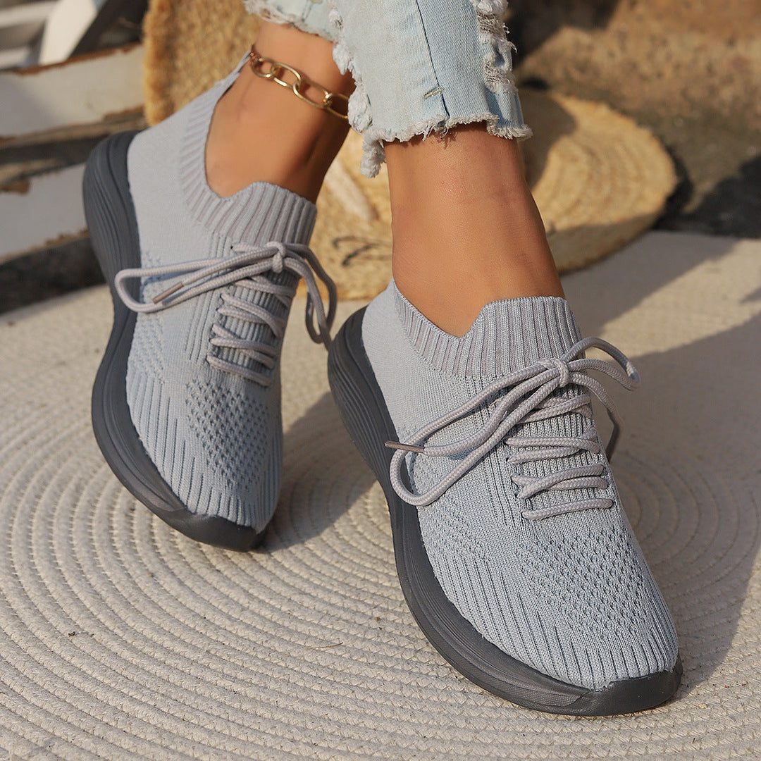 Women Breathable Knit Sneakers Lune London