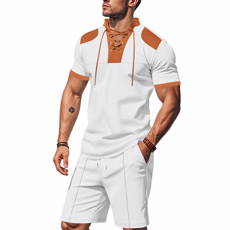 Short set for men with unique laces and breathable material Lune London