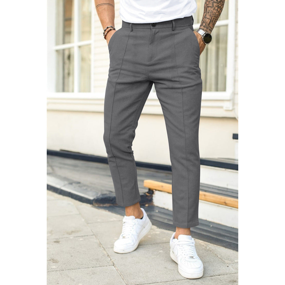 Elegant slim fit chino pants for men Lune London