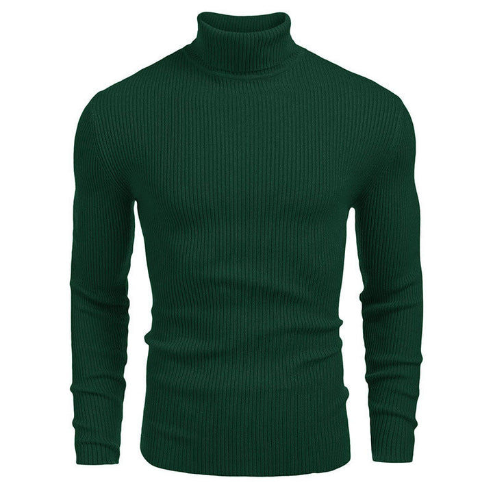 Men's ribbed knit turtleneck sweater Chic und Stil