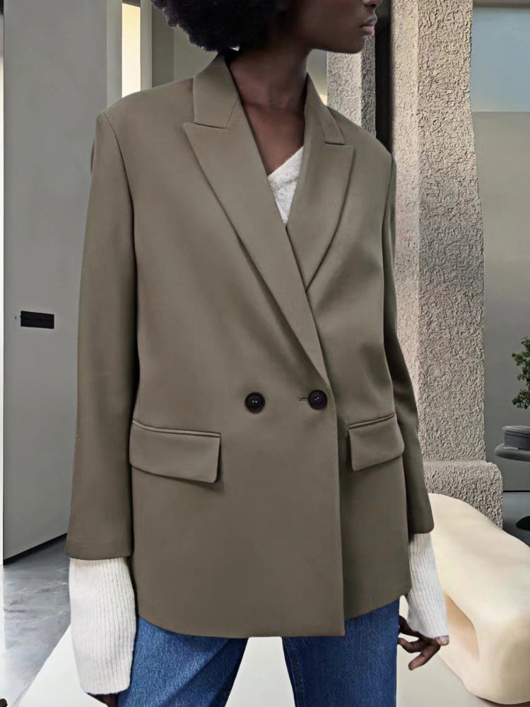 Women Stylish and Elegant Oversized Blazer Chic und Stil