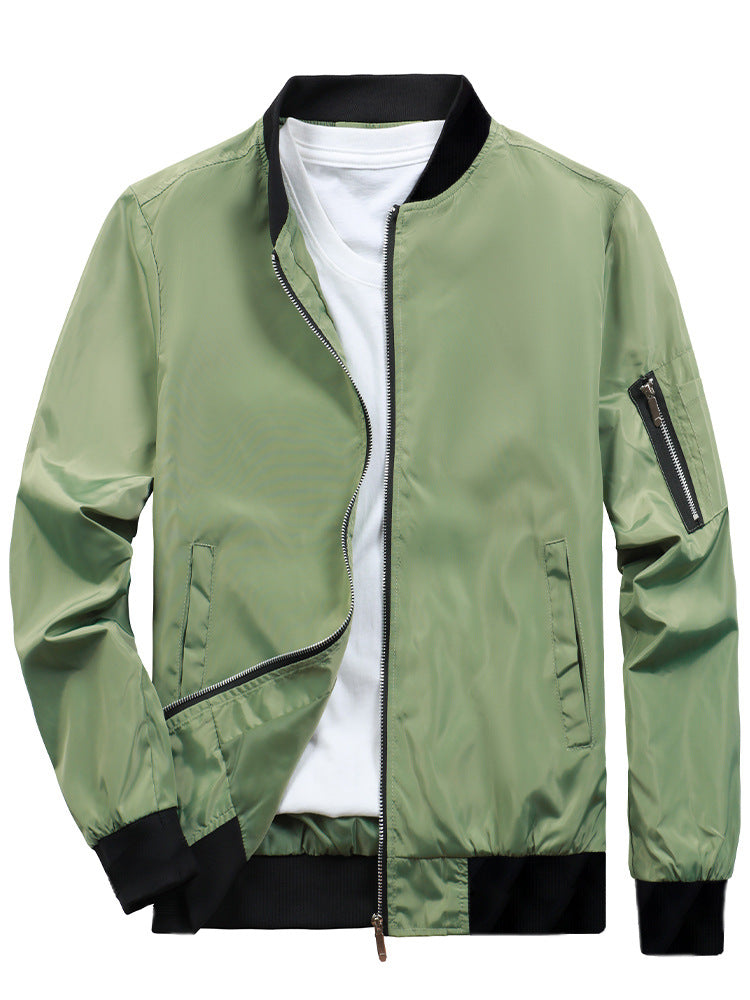 Sporty bomber jacket for men with practical zip pockets Lune London