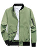 Sporty bomber jacket for men with practical zip pockets