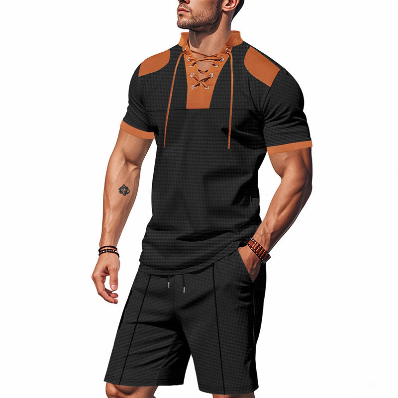 Short set for men with unique laces and breathable material Lune London