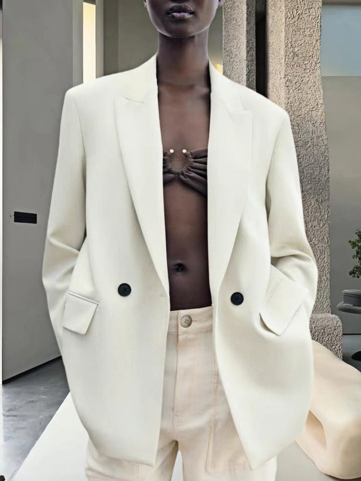 Women Stylish and Elegant Oversized Blazer Chic und Stil