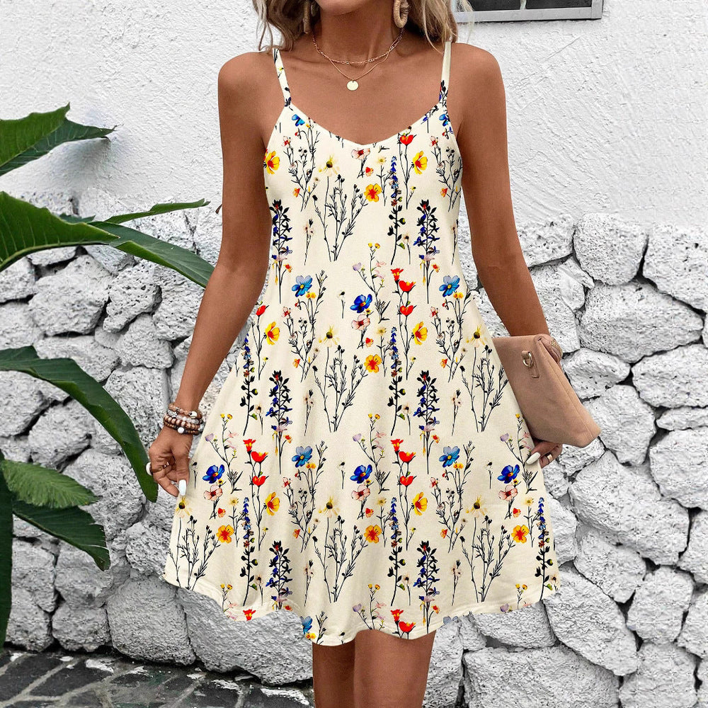 Spaghetti strap floral dress Lune London