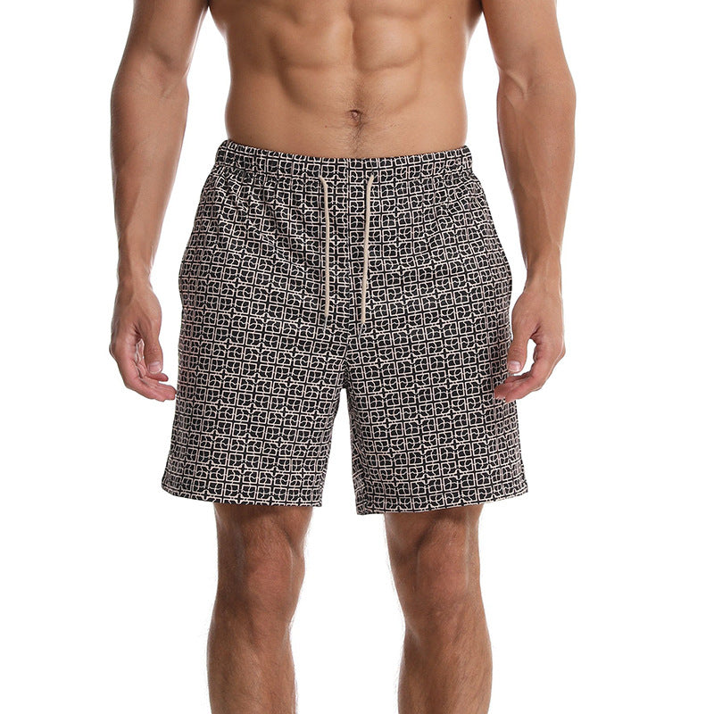 Shorts de bain pour hommes avec ceinture élastique et doublure intérieure confortable Lune London