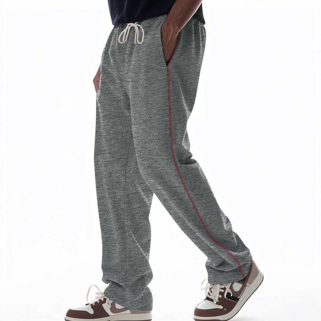 Comfortable men's joggers with zipper and side pockets Lune London