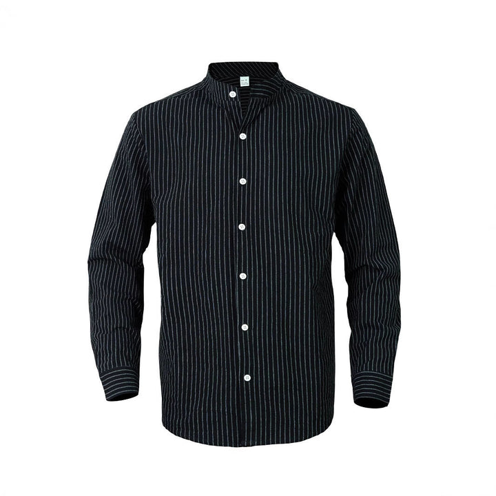 Men's elegant long sleeve shirt with high collar Lune London
