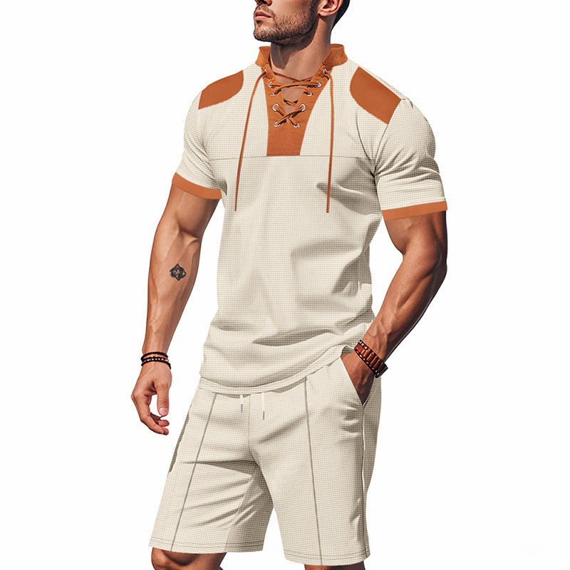 Short set for men with unique laces and breathable material Lune London