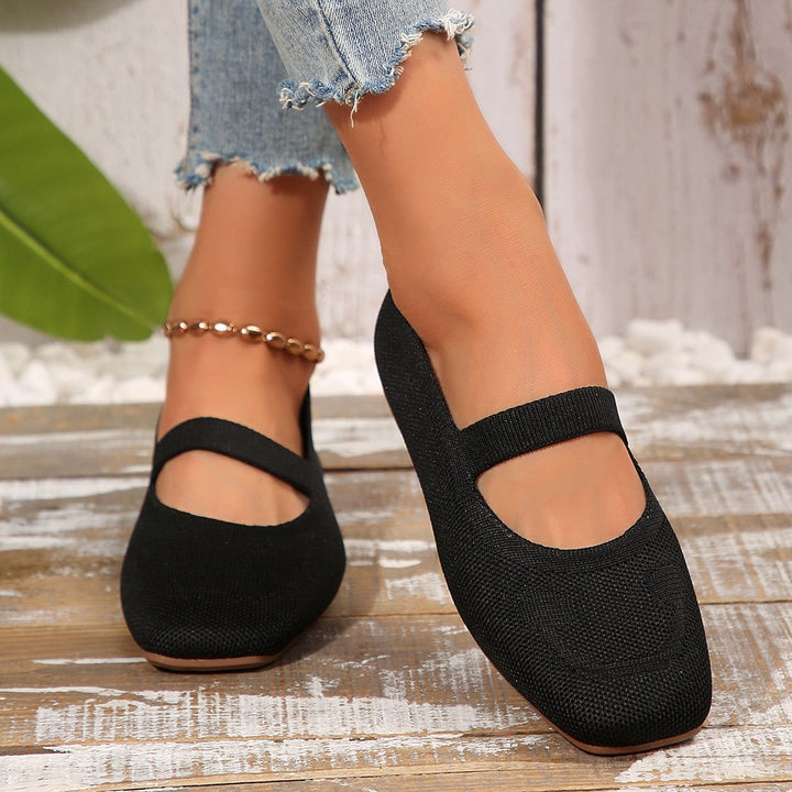 Elegant Ladies Cutout Flat Slippers Lune London