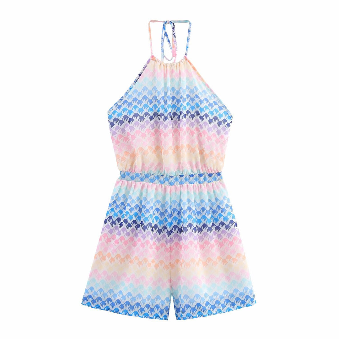 Women's bodysuit with a refined zigzag pattern and adjustable straps Lune London