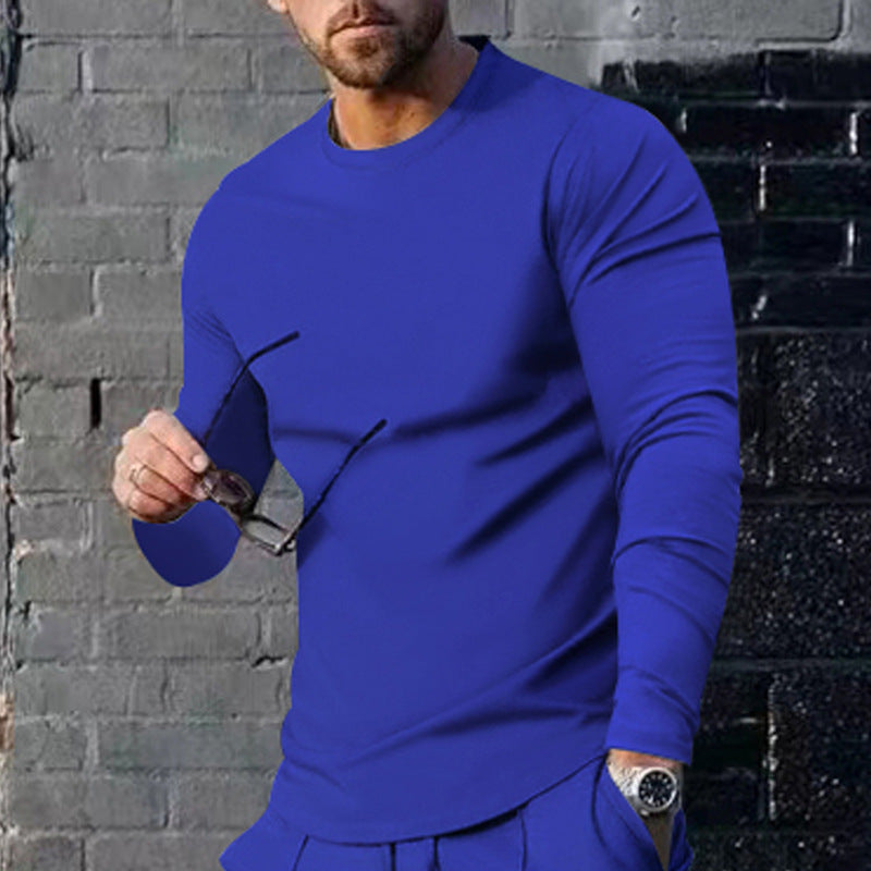 Men's long sleeve t-shirt with a trendy cut and high-quality cotton blend Lune London