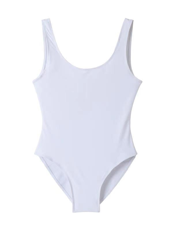 Classic one-piece swimsuit with high back Lune London for women