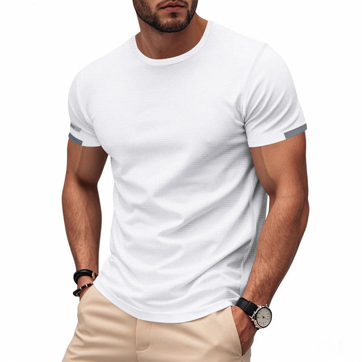 Men's Functional T-Shirt with Breathable Design and Reflective Details Chic und Stil