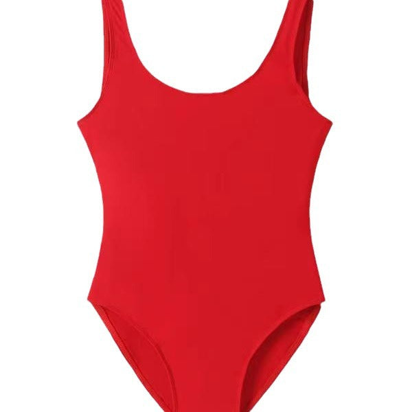 Classic one-piece swimsuit with high back Lune London for women