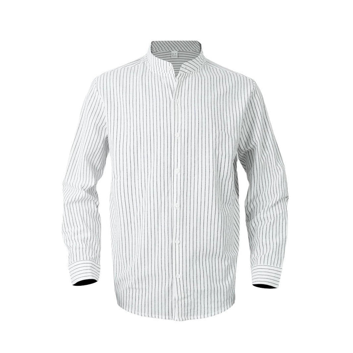 Men's elegant long sleeve shirt with high collar Lune London