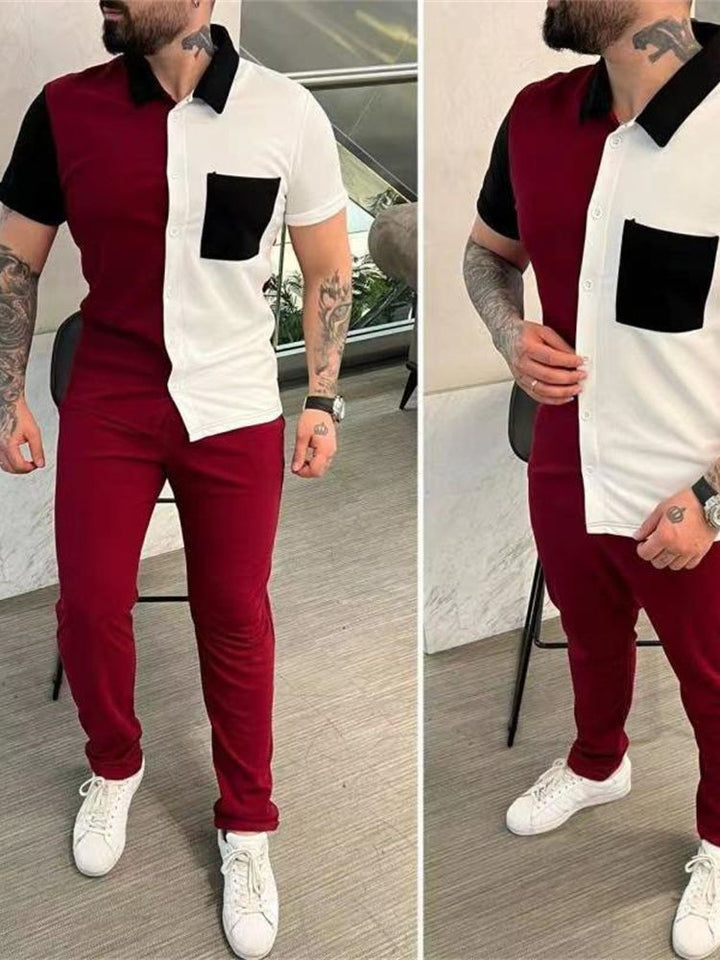 Men's casual colorblock outfit Lune London