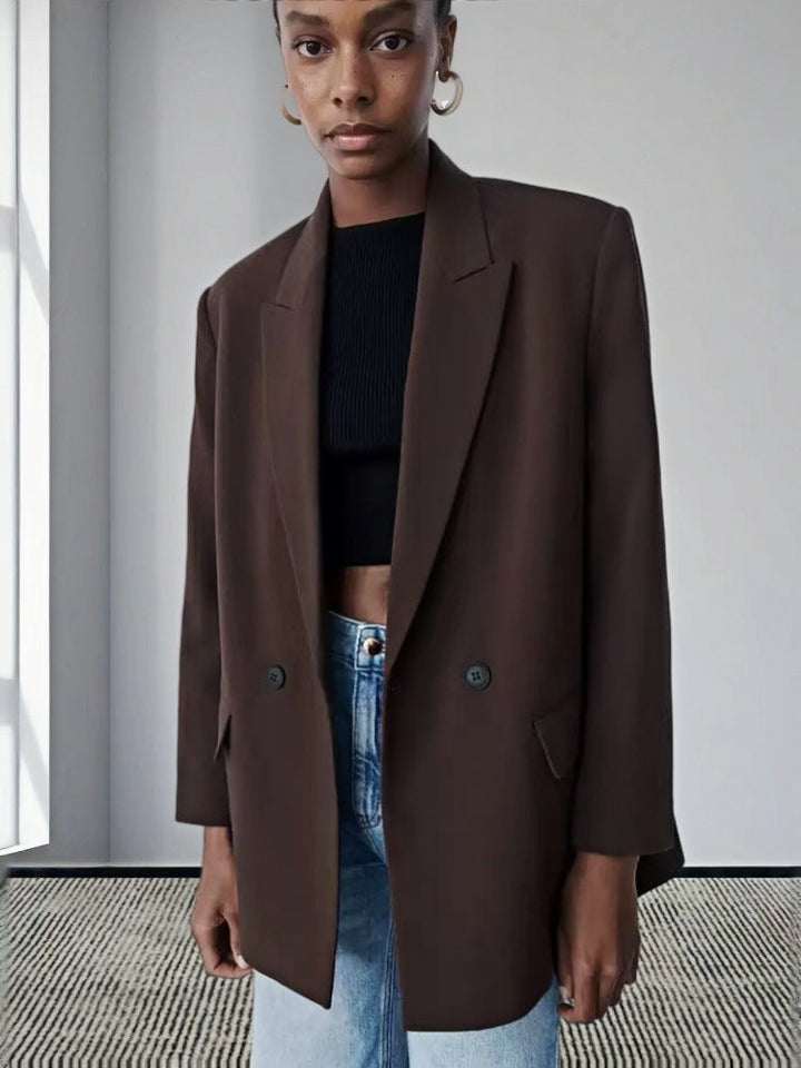 Women Stylish and Elegant Oversized Blazer Chic und Stil