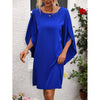 Women Elegant Cape Sleeve Dress