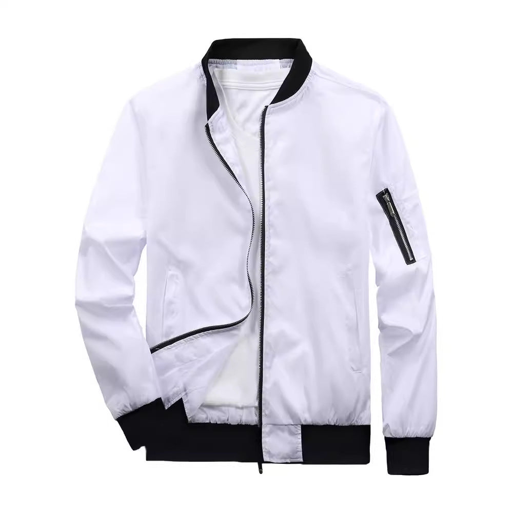 Sporty bomber jacket for men with practical zip pockets Lune London